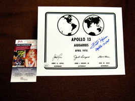 Fred Haise Apollo 13 Lmp Nasa Astronaut Signed Auto Aquarius 1970 Photo Jsa - $197.99