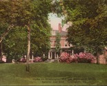 Home on Washington &amp;Lee Campus in which Genral Lee Died VA Postcard PC568 - £3.97 GBP