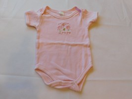 Cutie Pie Baby Girl&#39;s Short Sleeve One Piece Bodysuit Size 3-6 Months Pi... - $10.29