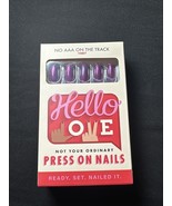 Hello Love Press-on Nails “No AAA On The Track - Short Square - Free Shi... - €15,72 EUR