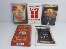5 Christian Love Relationship and Scripture Audio Books on Cassette - £11.77 GBP
