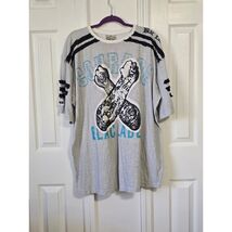 Black Label Men's 4XL Striped Graphic T-Shirt Tattoo Fists "All Serious ... - $19.80