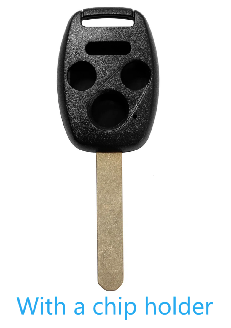 4 Button Remote Key Shell Case W Chip Holder For 2008 - 2013 Honda Accord - $7.69