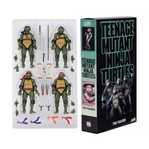  4 Pack NECA TMNT Teenage Mutant Ninja Turtles 1990 Movie Toy Collection - £60.68 GBP