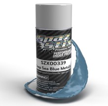 Deep Sea Blue Metallic Aerosol Paint, 3.5oz Can R/C Paint Spaz Stix SZX0... - $33.99