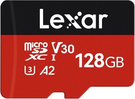 E Series Plus 128GB Micro SD Card microSDXC UHS I Flash Memory Card with... - $33.43