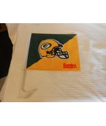 Authentic 1980s Green Bay Packers Sentry Foods Helmet Car Flag - £23.59 GBP