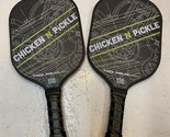 Pair of 2 Tria Milia Carbon USA Pickleball Approved Paddles 16&quot; L 7-3/4&quot; W - £37.19 GBP
