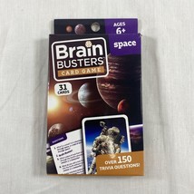 New Brain Busters Space Trivia Card Game 31 Cards Over 150 Questions - £3.75 GBP