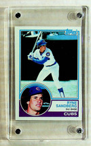 1983 Topps Ryne Sandberg #83 Rookie Card - in Screw Down Holder - £33.48 GBP