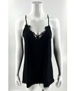 Flora by Flora Nikrooz Pajama Nightie Womens Size Small Black Lace Detai... - £18.50 GBP