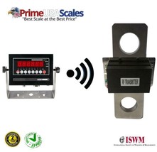 Wireless Crane Tension Scale 10,000 lb x 2 lb w/ Indicator, Printer, &amp; S... - £1,569.89 GBP