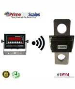Wireless Crane Tension Scale 10,000 lb x 2 lb w/ Indicator, Printer, &amp; S... - $2,728.14 CAD