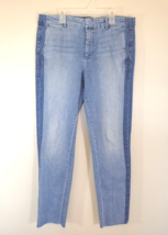 Vince Jeans Strapping Sunset Blvd Tuxedo Stripe Denim Blue Jeans Size 31 - £18.63 GBP