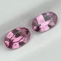 Natural Pair Pink Spinel 1.44 Cts Oval Cut Loose Gemstone For Jewellery - £127.89 GBP