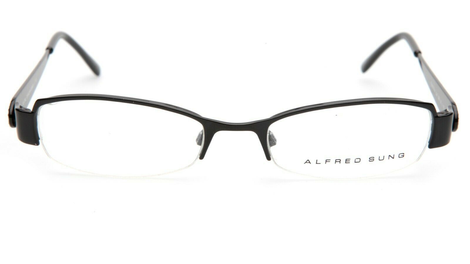 "READ" ALFRED SUNG AS 4782 BLK CEN BLACK EYEGLASSES GLASSES 51-18-130mm Italy Item image 2