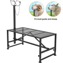 Goat &amp; Sheep Stand, 47x23 inch Livestock Stand, Metal Livestock Milking and Shea - £107.31 GBP