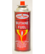 1 CAN Butane Fuel 8 oz Notched Collar CARTRIDGE canister camping stove G... - £22.77 GBP