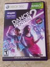 Dance Central 2 Microsoft Xbox 360 KINECT Video Game W/ Manual Complete - £3.10 GBP