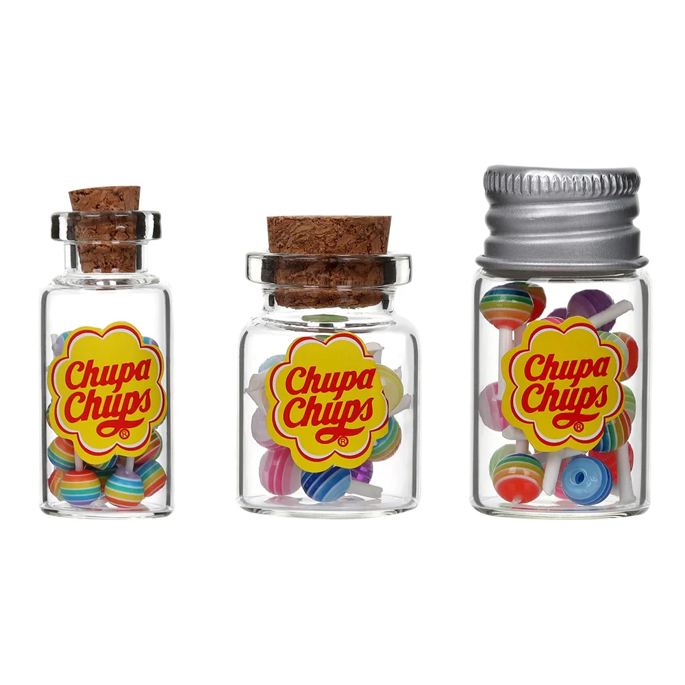 1/12 Scale Lollipops With Jar Mini Food Simulation Sugar Candy Box DIY Dollhouse - £6.53 GBP+