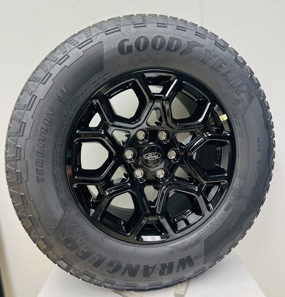 Ford F150 OEM 18&quot; Black Wheels Goodyear AT Tires Fits 2015-2025 TPMS LUG... - $1,532.07