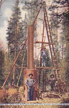 Drilling for Iron Ore on the Range Minnesota 1910c postcard - $7.43