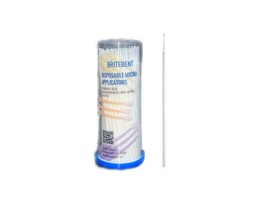 BRITEDENT Micro Applicator Brushes Super Fine White 100/Pk BSI-1000-1 - £3.99 GBP