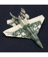 F-18 Jet Fighter Money Origami Dollar Military Army Navy Marines Air For... - $40.68 CAD