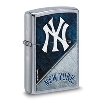 Zippo® MLB®  New York Yankees Street Chrome™ Lighter - New Design - £27.51 GBP