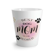 Latte Coffee Mug | Fur Mama | Pawprint Best Dog Mom Mug | Mom Coffee Mug... - £12.03 GBP