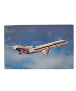Postcard The Wide-Ride Boeing 727 Jet Delta Airlines Aviation Chrome Unp... - £17.90 GBP