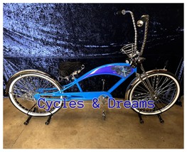 Custom LIMO/LOWRIDER Bike, With Custom Steel Bondo Frame, Air Brush Both Side - £3,559.27 GBP