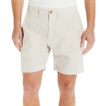 Weatherproof Vintage Men&#39;s 7&quot; Inseam Cotton Oxford Shorts - Khaki-40W - £21.49 GBP