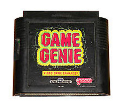 Game Genie Video Game Enhancer (Sega Genesis, 1992) With Book - $18.40