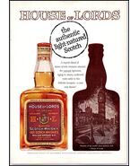1950s House Of Lords Scotch Whiskey PRINT AD Authentic Light Natured Sco... - $6.64