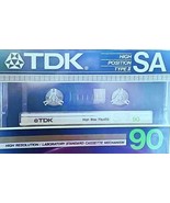 TDK SA90 High Position TypeII High Resolution High Bias Cassette Recordi... - $11.99