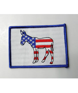 DEMOCRATIC DEMOCRAT USA DONKEY EMBROIDERED PATCH 2X 3 INCHES - £4.27 GBP