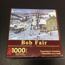 Rare Htf Karmin Preparing For Christmas 1000 Piece Puzzle Bob Fair New - £16.68 GBP