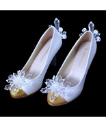 Card Captor Sakura Clear Card Crystal High Heels Shoes Cosplay Shoes Props - £33.17 GBP