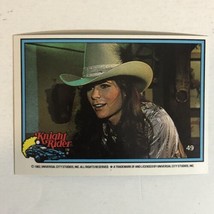 Knight Rider Trading Card 1982  #49 Patricia McPherson - £1.55 GBP