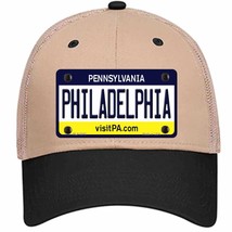 Philadelphia Pennsylvania State Novelty Khaki Mesh License Plate Hat - £22.90 GBP