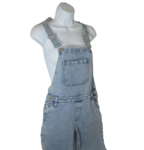 Pacsun Bib Overalls Jeans Blue Denim Classic Light Wash Crop Womens Size 25 - £15.78 GBP