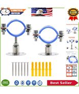 Lightweight Stainless Steel Adjustable Pipe Support - Easy Wall or Ceili... - $571.29 MXN