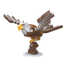 BuildMoc Bald Eagle Model Building Blocks Set Animal Collection Decoration Toy - £19.03 GBP