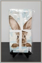 NEW RARE Williams Sonoma Set of 4 Damask Bunny Napkins 20" Square - $64.99