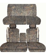 Fits 01-03 Ford F150 truck 40/60 Front with console and Rear bench seat covers - $158.59