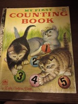 My First Counting Book - L Moore, Very Good, c1957,1956 Golden Book #434 - £3.99 GBP