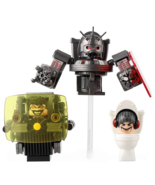 3pcs DJ Skibidi Toilet G-Toilet Juggernaut Astro Toilet Minifigures Building Toy - $16.99