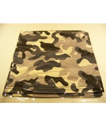 CAMOUFLAGE UNISEX NECK GAITER MASK INFINITY SCARF BALACLAVA BLACK GRAY W... - $169.97 MXN