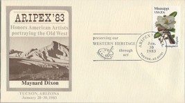 ZAYIX United States Event Cover - ARIPEX &#39;83 Maynard Dixon - Western Heritage - £1.79 GBP